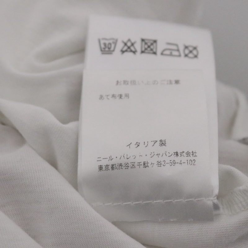 Neil Barrett | Inverted Logo T-Shirt "White" (PBJT378A G554S)
