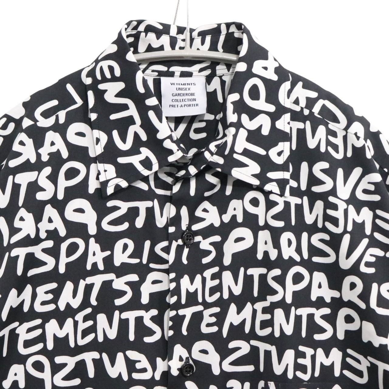 VETEMENTS(ヴェトモン) 24ss GRAFITTI PRINT S/S SHIRT