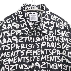VETEMENTS(ヴェトモン) 24ss GRAFITTI PRINT S/S SHIRT