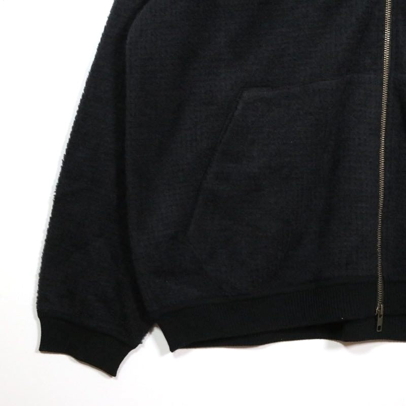 THE NORTH FACE PURPLE LABEL 25AW | POLARTEC Wool Fleece Sweater Jacket "Black" (N25FA051)