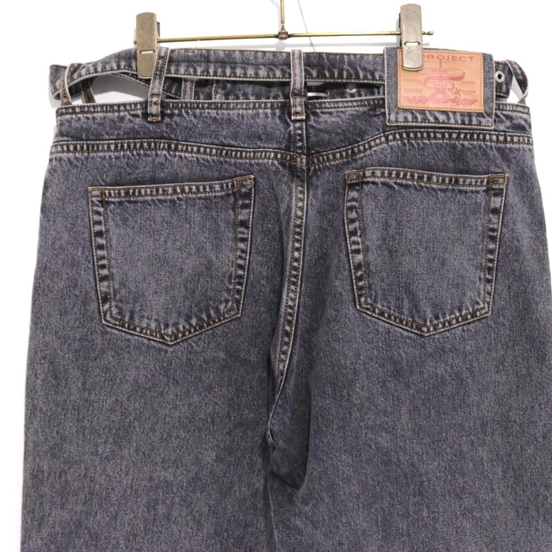 Y/PROJECT | Waistband-less Denim Pants "Black Wash"