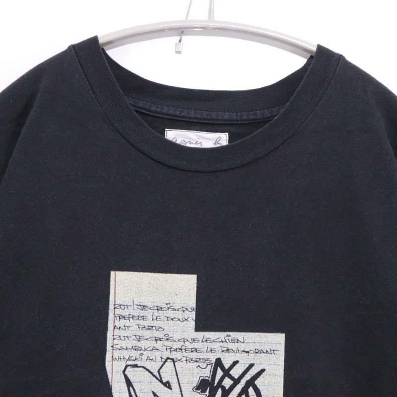 agnes b. | "ZOT" Graphic T-Shirt "Black"