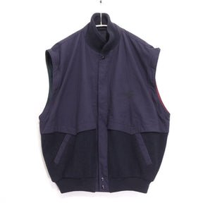 JUPITER style by SPORT DRESS 80s 90s | 2WAY Convertible Zip-Up Jacket "Navy"