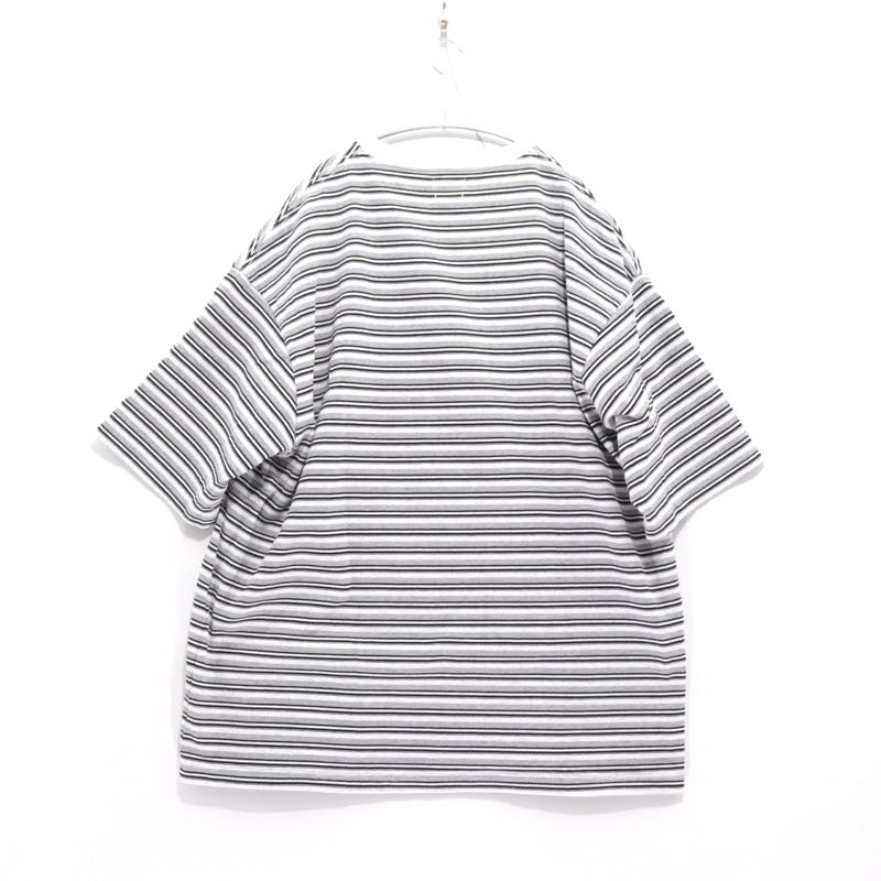 Steven Alan | 21//MVS BORDER CREW NECK TEE - BOLD (8117-199-0392)