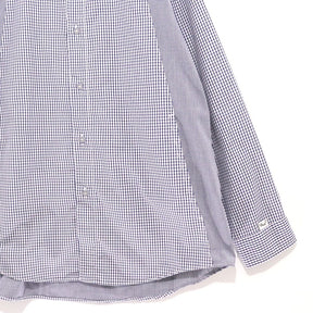 CMF OUTDOOR GARMENT 21AW | PREP L/S SHIRT CHECK "Blue/White" (CMF2102-CS03J)