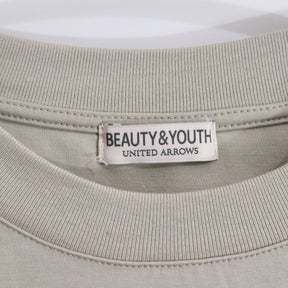 BEAUTY&YOUTH UNITED ARROWS(ビューティーアンドユース ユナイテッドアローズ)L/S T-Shirt プラチナ モックロディ クルーネック カットソー