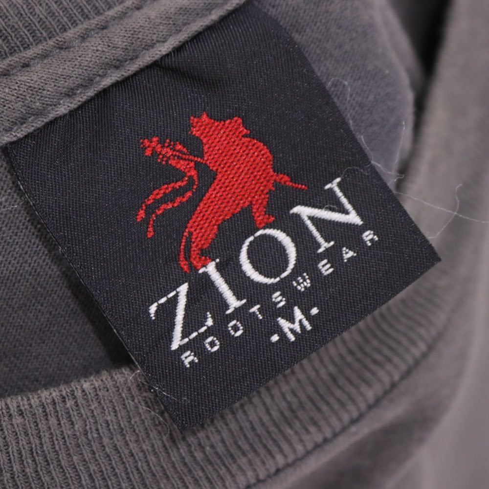 ZION ROOTSWEAR 2002 | BOB MARLEY "Soccer" Printed T-Shirt Made in USA "Gray"