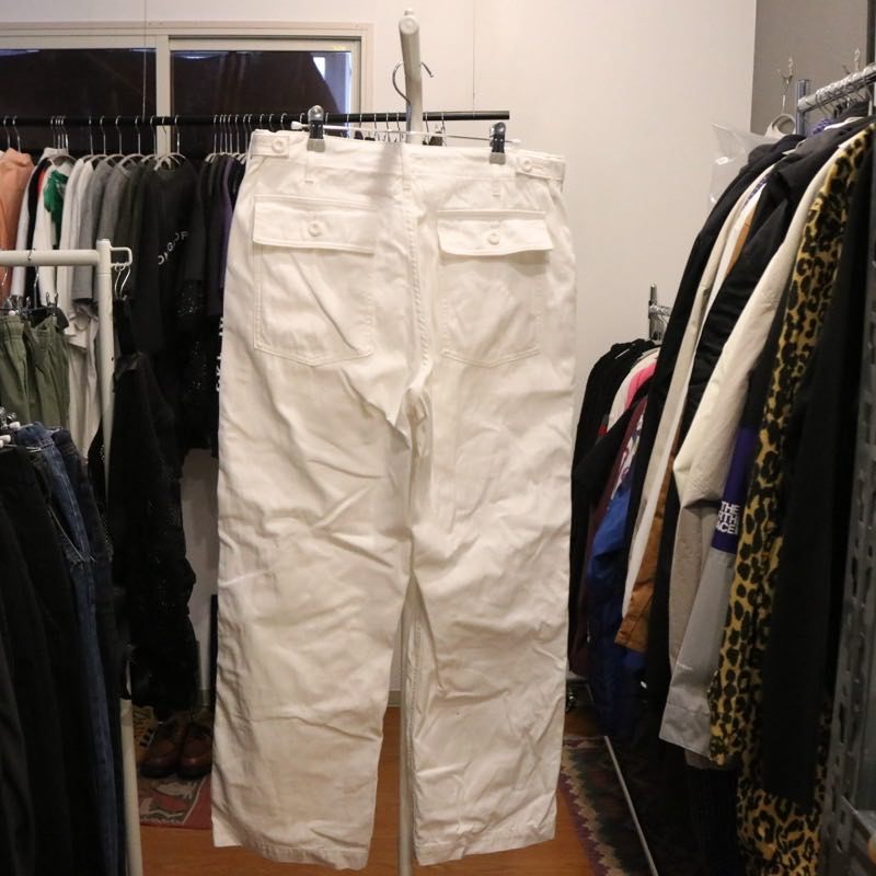 Backers | Cotton Twill Baker Pants "White"
