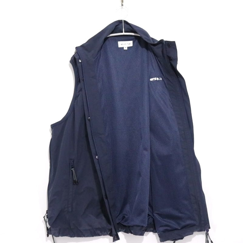 ALOUND 25SS | VENTILATION NYLON VEST "Navy"