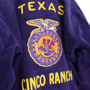 National FFA 2002-2003 | Vintage FFA Corduroy Jacket "TEXAS / CINCO RANCH" (1131)