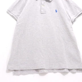 Polo Ralph Lauren | Cotton Pique Polo Shirt "Grey / Blue Pony" (CA56658)