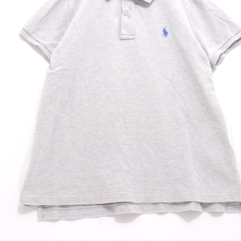 Polo Ralph Lauren | Cotton Pique Polo Shirt "Grey / Blue Pony" (CA56658)