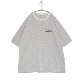 The Ennoy Professional 22SS | Border T-Shirt "White/Black" (SS22BRENCT05AM)