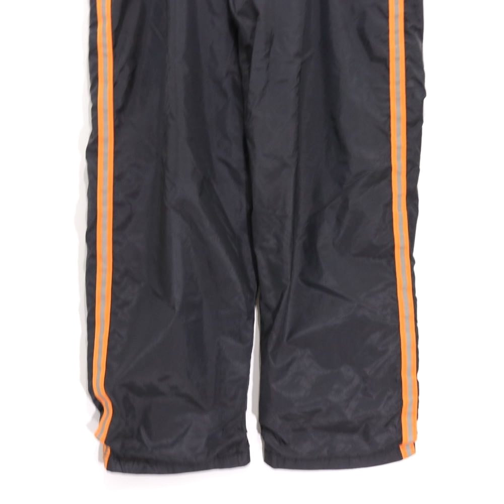 STUSSY 90s-00s | "Red & Blue Tag" Nylon Track Pants "Black / Orange