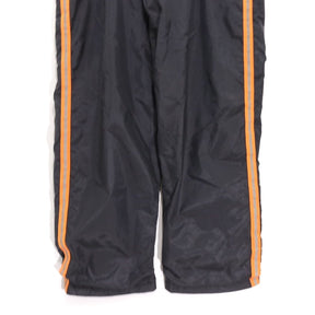 STUSSY 90s-00s | "Red & Blue Tag" Nylon Track Pants "Black / Orange