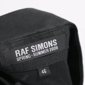 RAF SIMONS 06SS | Button Down S/S Shirt "Icarus Surgit" (Black)