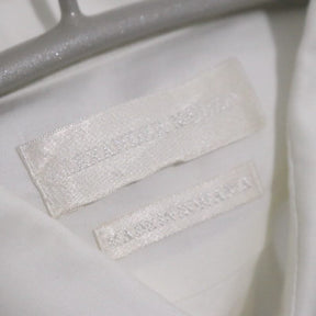 ALEXANDER MCQUEEN 13SS | S/S Button Down Shirt "Back Strap Detail" (White/)