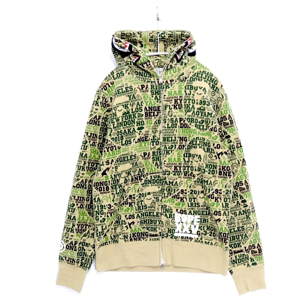 A BATHING APE 25th Anniversary 18AW | Shark Full Zip Sweat Hoodie "S" (001ZPE201038X)