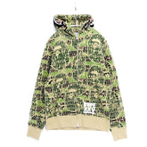 A BATHING APE 25th Anniversary 18AW | Shark Full Zip Sweat Hoodie "S" (001ZPE201038X)