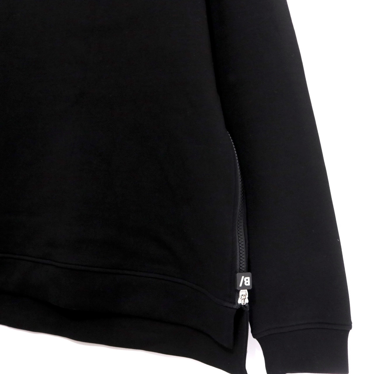 B/ | Zip Side Bonding Sweat Hoodie "Black"