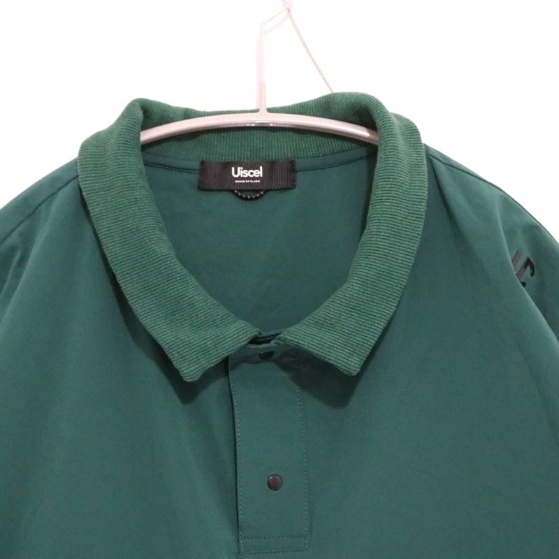 Uiscel 22SS | ルーズポロ "Green" (AU25-11D101)