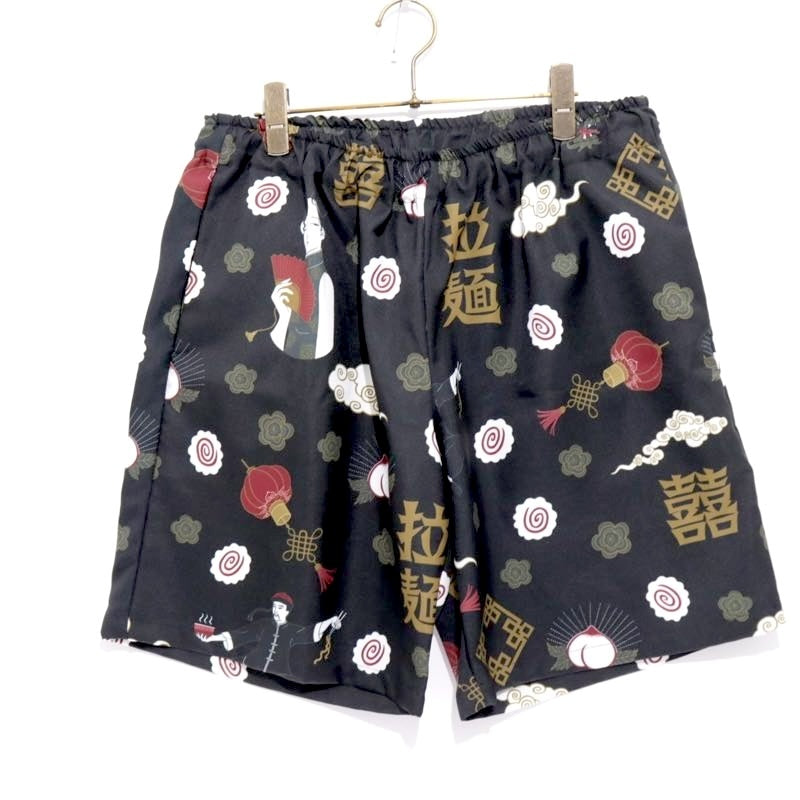 Eanbe | 拉麺 SHORT PANTS "BLACK"