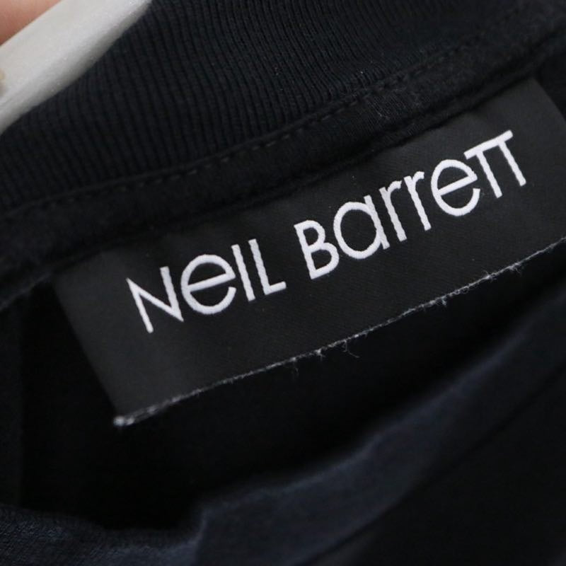 Neil Barrett 20AW | Crew Neck T-shirt (Set of 2) "Black/Stretch" (PBJT588 P582S)