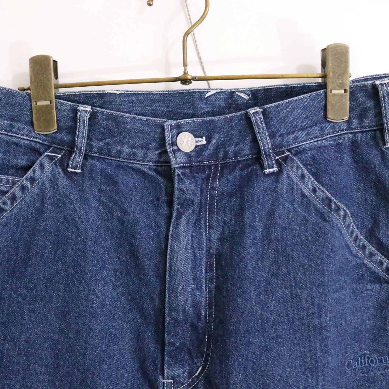 SMITH'S AMERICAN | Painter Denim Shorts "Indigo / White Stitch"