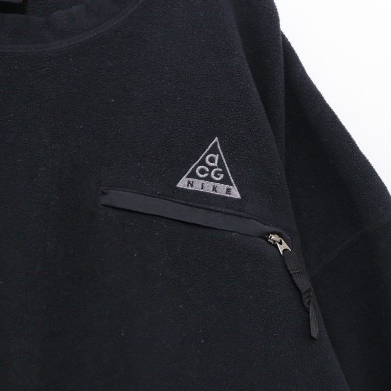 NIKE ACG 90s | Fleece Crewneck Pullover "Black" (H60207 FET)