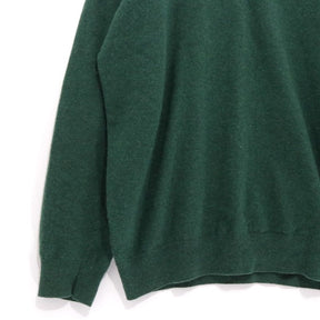 Barbour 18AW | Essential V-Neck Lambswool Jumper "Forest Green" (MKN1177GN78)