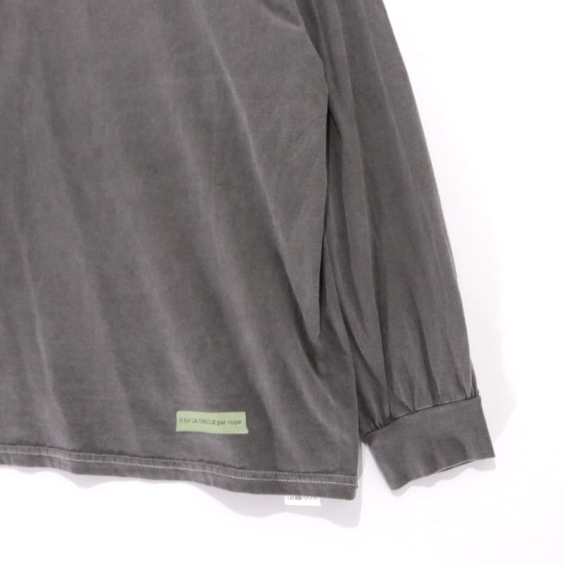 LE CERCLE par ropé | Back Photo Long Sleeve T-Shirt"Black"(LMM14010)