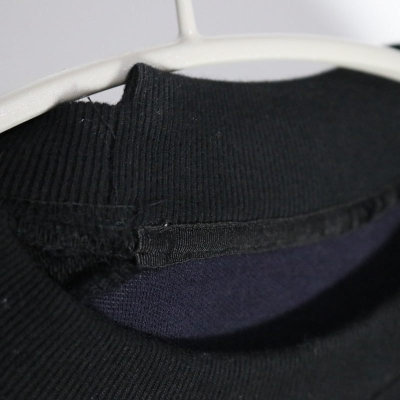 sacai 21SS | x Hank Willis Thomas Patchwork Sweat "Black" (21-02499M)