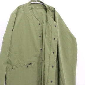DESCENTE ddd | BASEBALL CARDIGAN "Khaki/Green" (DHURJC32)