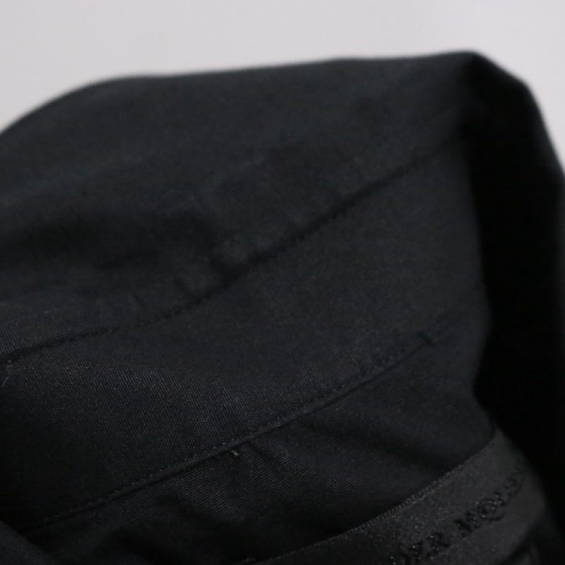 ALEXANDER MCQUEEN 13SS | S/S Button Down Shirt "Back Strap Detail" (Black)
