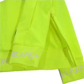 A BATHING APE 18AW | ABC Camo Color Blocked Pullover Hoodie "Green Camo x Neon Yellow" (001PPE301004X)