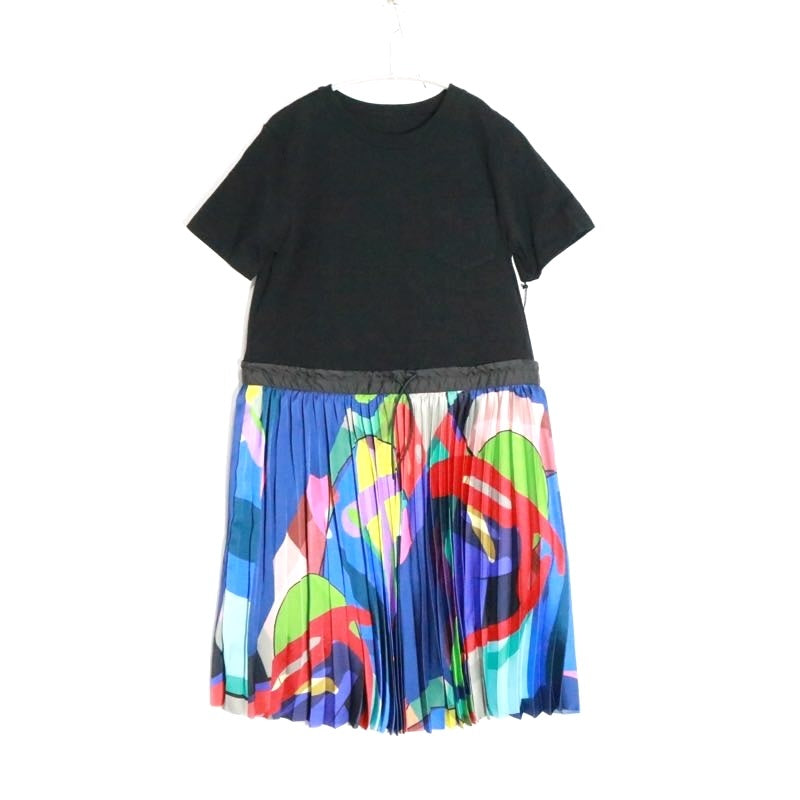 sacai × KAWS 21AW | Kids Multi Print Dress "Multi" (21-00070K)