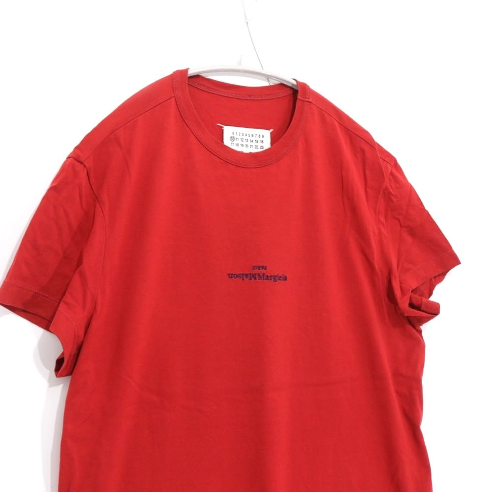 Maison Margiela 21SS | Reverse Logo Embroidery S/S Tee "Red" (S30GC0701 S22816)