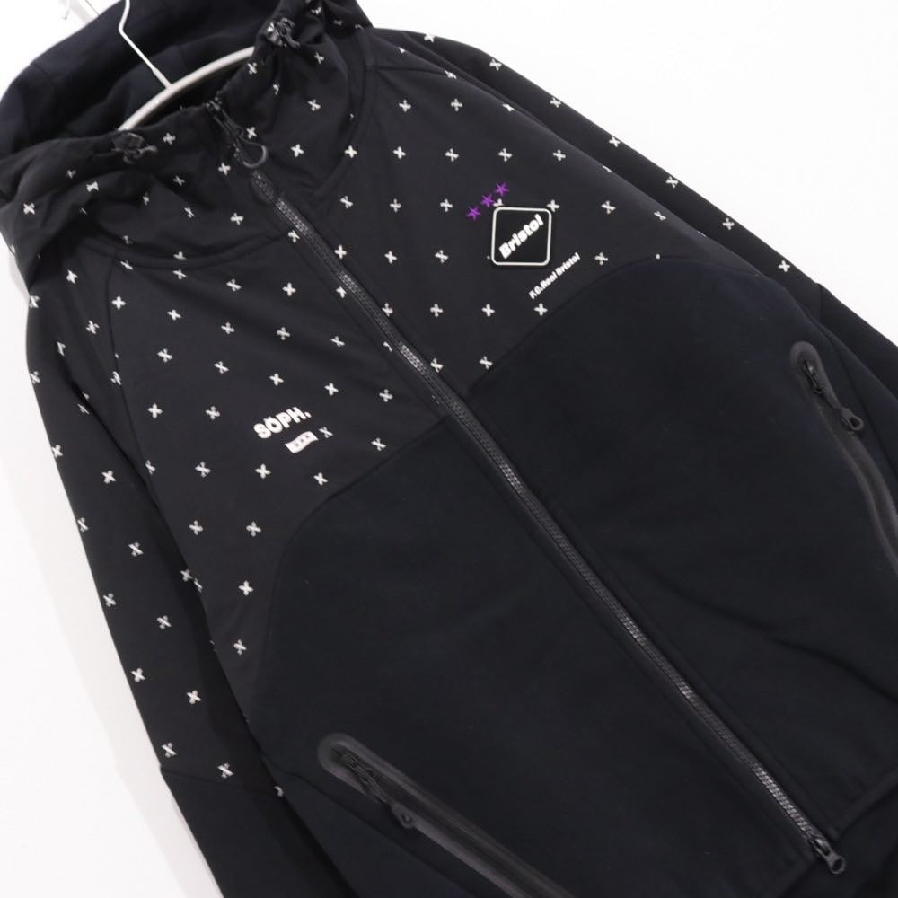 F.C.Real Bristol 21SS | GOD SELECTION XXX Training Ventilation Hoodie "Black" (FCRB-210116)