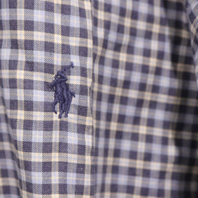 POLO RALPH LAUREN | Gingham Check Button-Down Shirt "Blue"