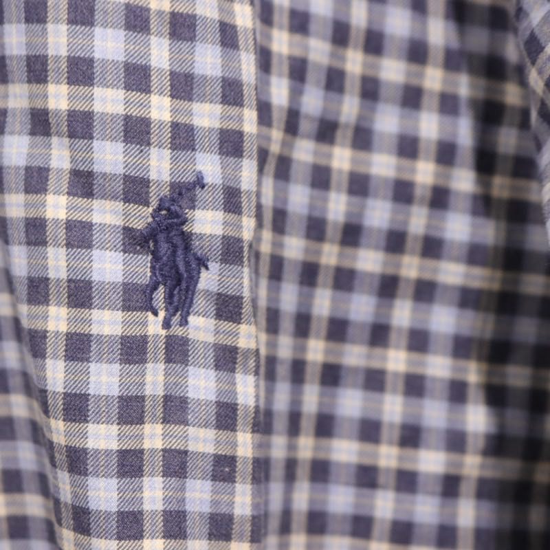 POLO RALPH LAUREN | Gingham Check Button-Down Shirt "Blue"