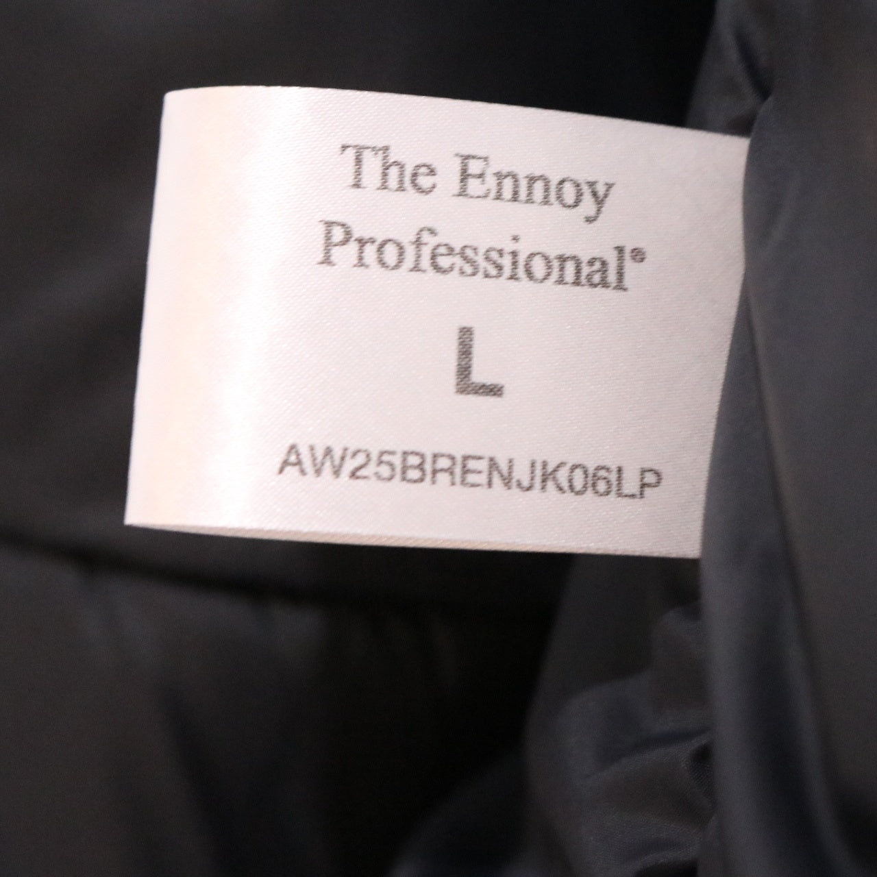 The Ennoy Professional 25AW | PADDED NYLON BENCH COAT "Black" (AW25BRENJK06LP)