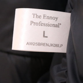 The Ennoy Professional 25AW | PADDED NYLON BENCH COAT "Black" (AW25BRENJK06LP)