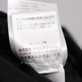 ALEXANDER MCQUEEN 13SS | S/S Button Down Shirt "Back Strap Detail" (Black)