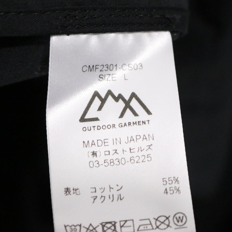 CMF OUTDOOR GARMENT 23ss | STEP BACK BB SHIRT "Black" (CMF2301-CS03)