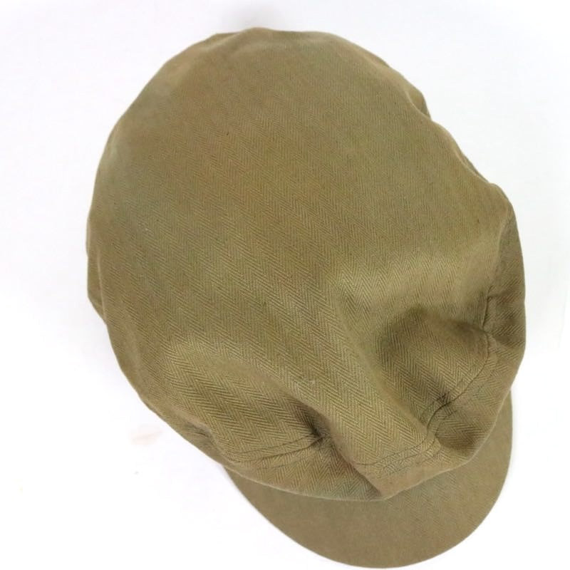 Brixton | Fiddler Cap "Olive Herringbone/Brown Band"