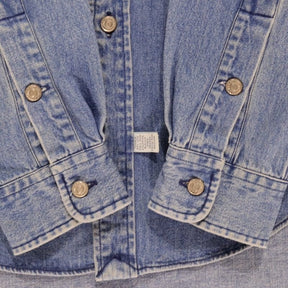 Polo Ralph Lauren 90s | Authentic Dungarees Corduroy Collar Denim Shirt "Indigo / Navy"