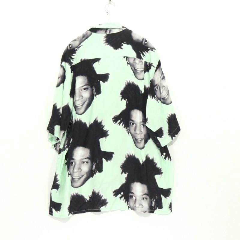 WACKO MARIA 23SS | JEAN-MICHEL BASQUIAT / S/S HAWAIIAN SHIRT (TYPE-1) "MINT"
