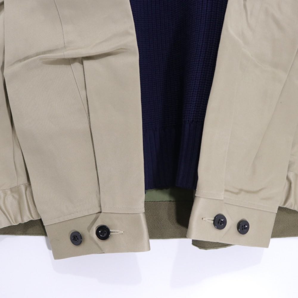 sacai 25SS | Cotton Chino Mix Pullover (25-03606M)