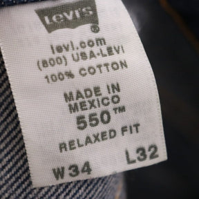 Levi's 08s | 550 Relaxed Fit Denim Pants "Blue"