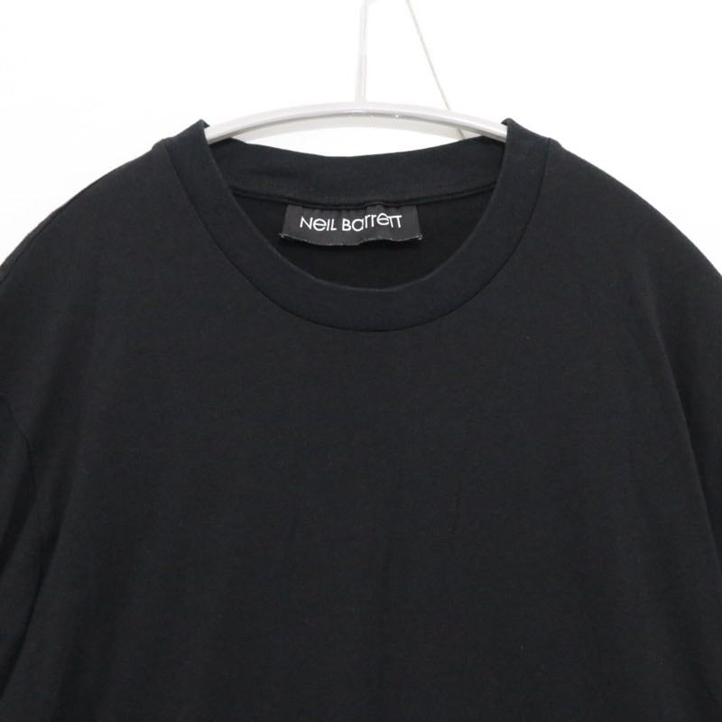 Neil Barrett 20AW | Crew Neck T-shirt (Set of 2) "Black/Stretch" (PBJT588 P582S)